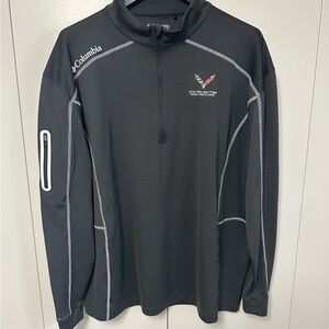 CORVETTE Columbia C7 Golf Omni-Wick Quarter-Zip